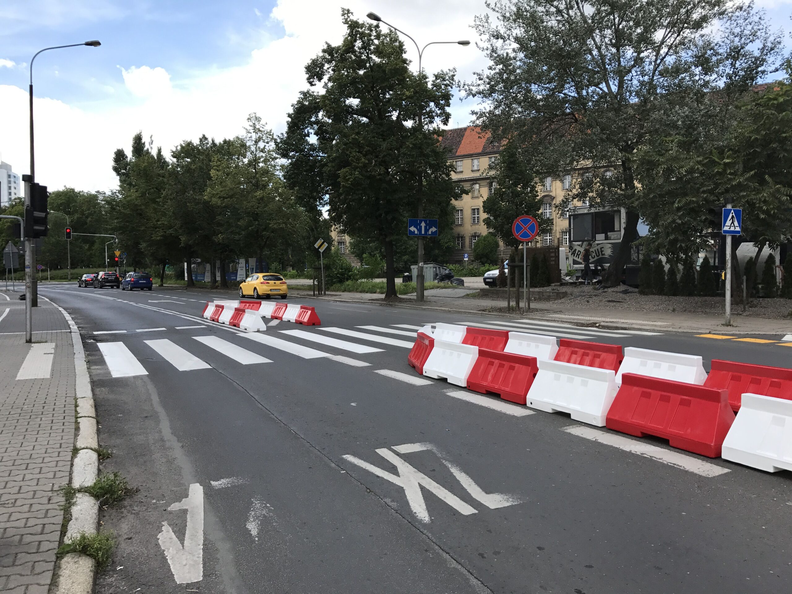 Zmiany drogowe na skrzyżowaniu Powstańców Wlkp. z Ratajczaka i Kościuszki