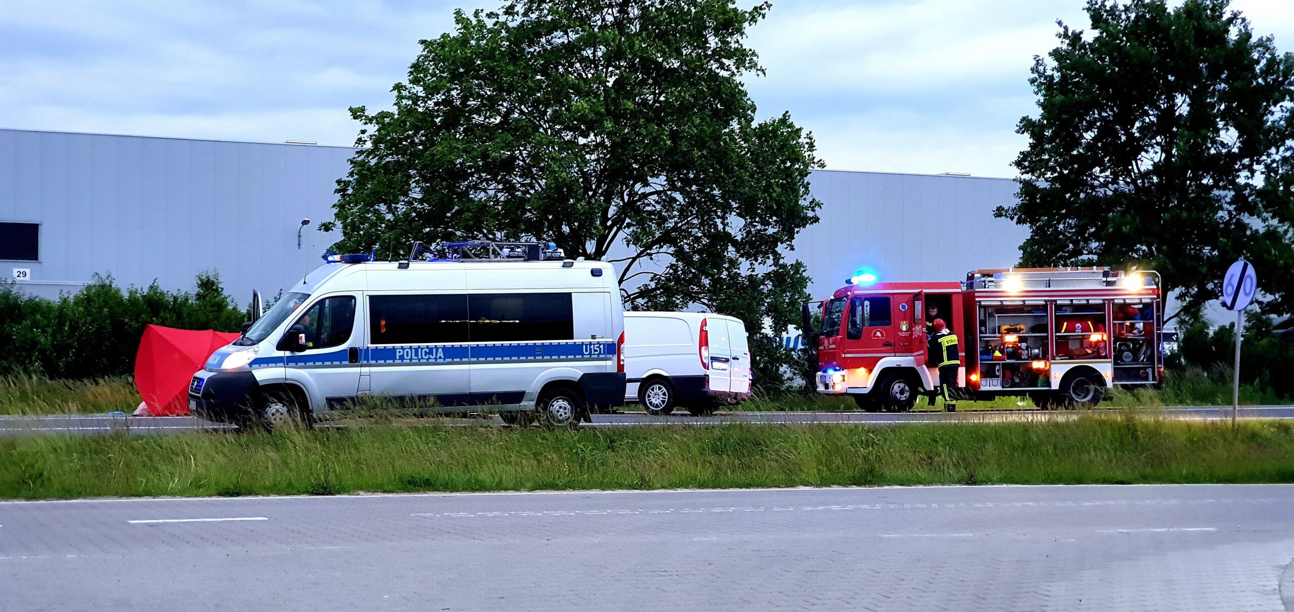 Wypadek na DK92 w Tarnowie Podgórnym. Droga Poznań – Pniewy zablokowana! (Aktualizacja)