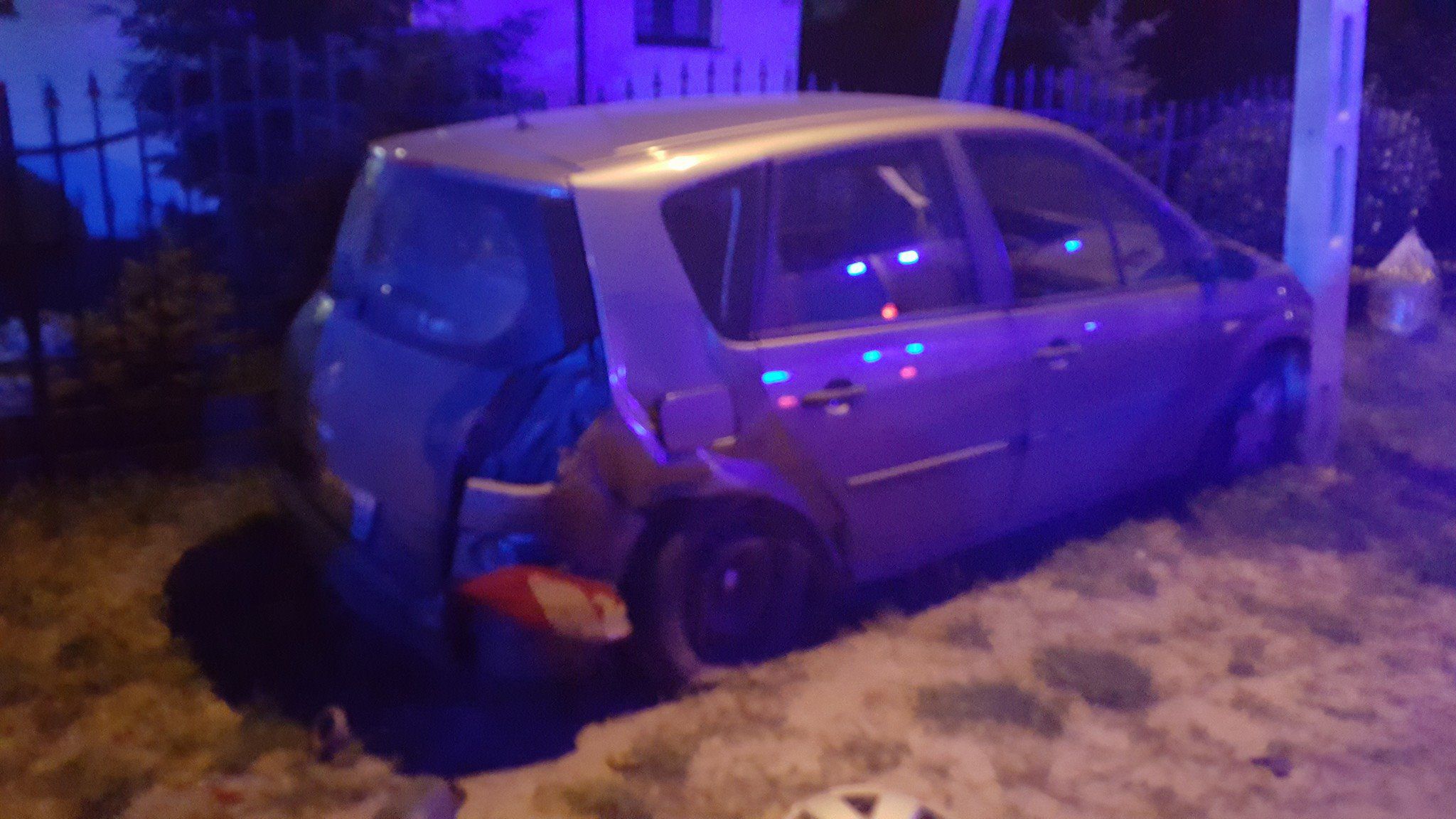Wypadek w Daszewicach, kierowca pijany