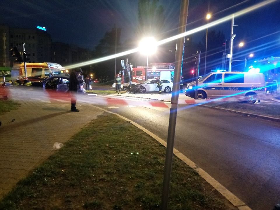 Wypadek na skrzyżowaniu ul. Naramowickiej i Serbskiej