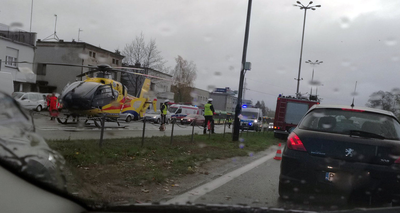 Śmiertelny wypadek na skrzyżowaniu ul. Dąbrowskiego, Polskiej i św. Wawrzyńca (Aktualizacja)