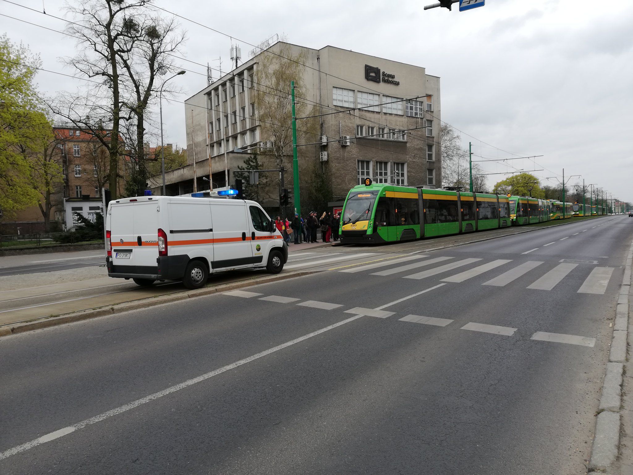 Nie kursują tramwaje na Grunwaldzkiej