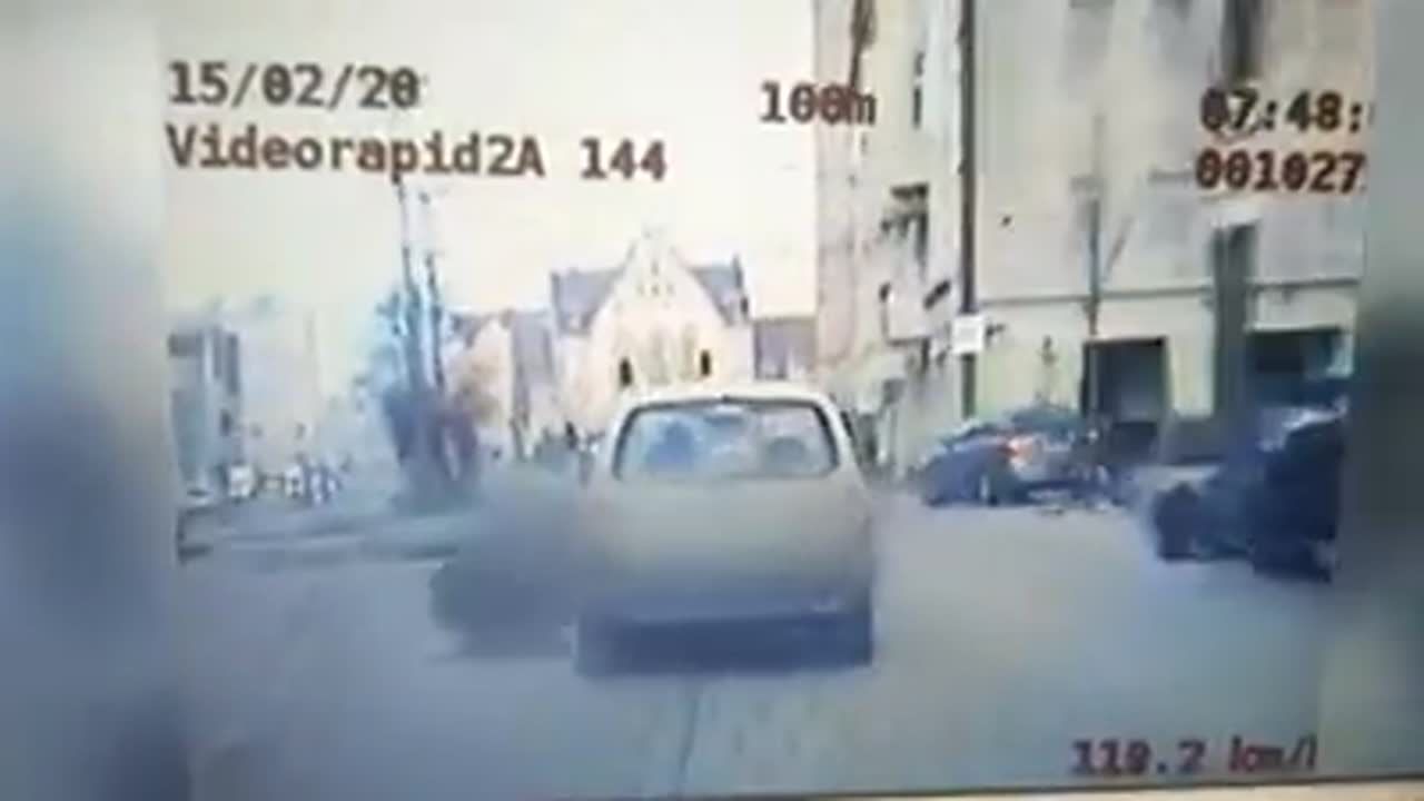 Policja opublikowała nagranie z sobotniego pościgu w centrum Poznania