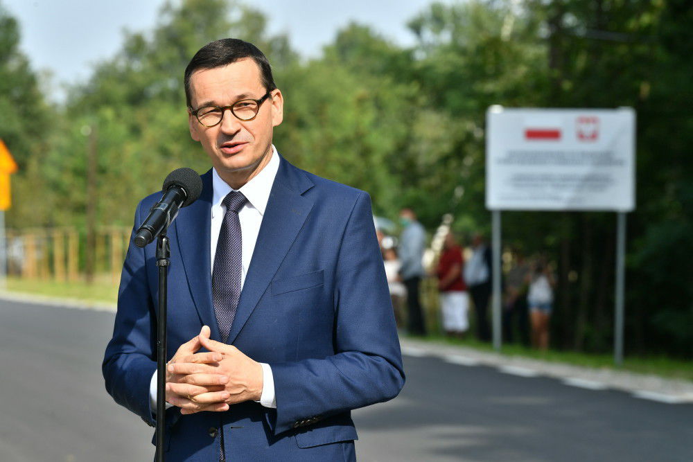 Dziś z samego rana Premier Morawiecki odwiedził Wielkopolskę.