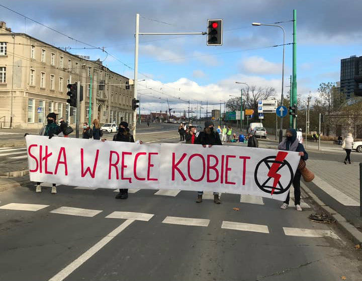 Protest na ul. Głogowskiej