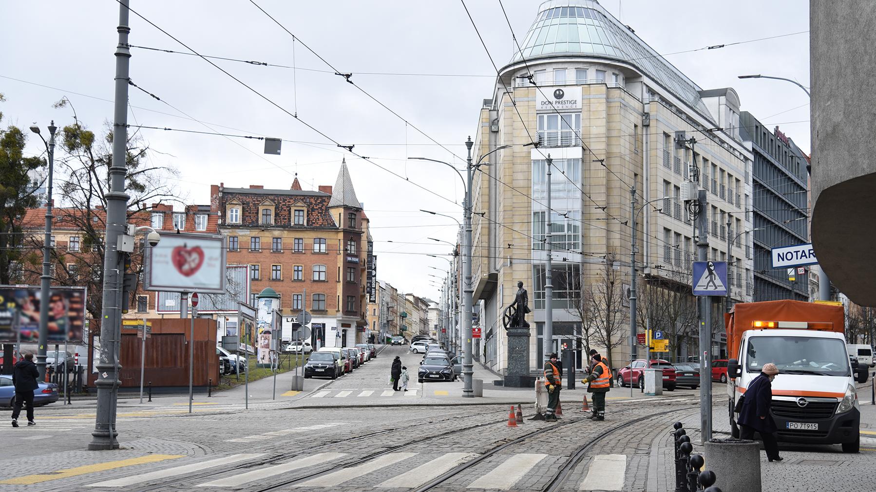 Budowa tymczasowego łuku tramwajowego w rejonie Kupca Poznańskiego – zmiany w organizacji ruchu