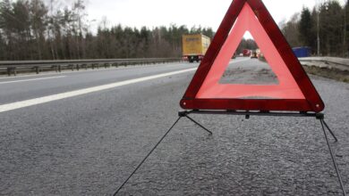 Wypadek na węźle Poznań Zachód