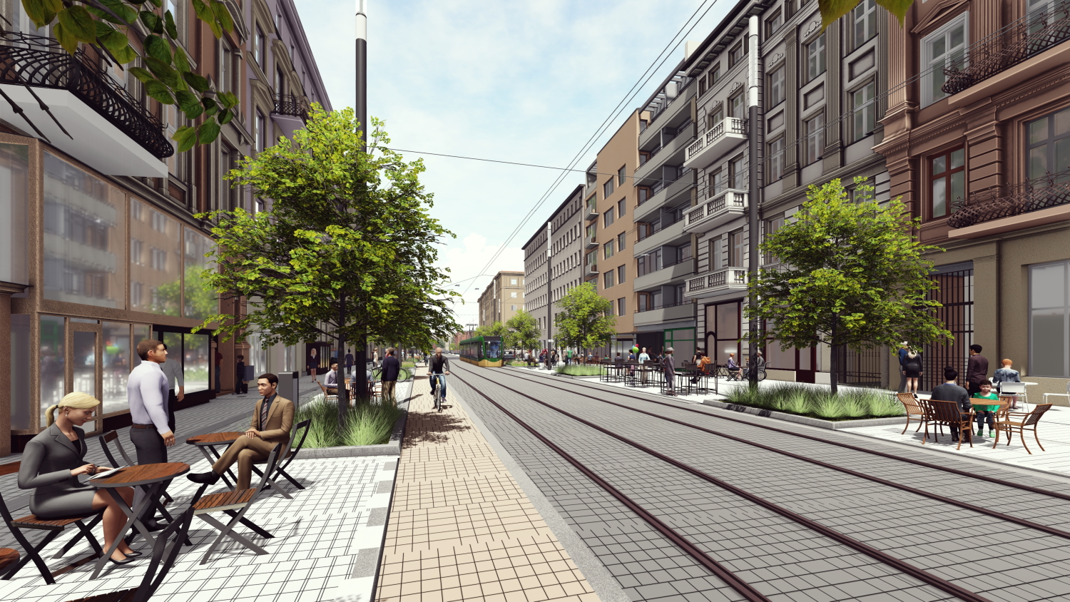 Nowa trasa tramwajowa, przebudowa ulicy i węzła komunikacyjnego – zmiany na ul. Ratajczaka coraz bliżej