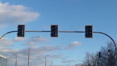 Nie działa sygnalizacja świetlna na skrzyżowaniu ul. Jana Pawła II, Baraniaka i Berdychowo
