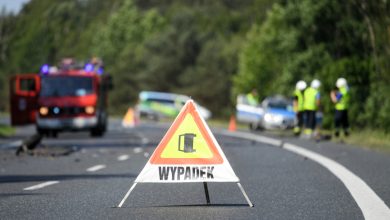 Wypadek na DW 432. Bus potrącił rowerzystę