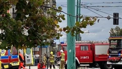 Potrącenie pieszego na ul. Głogowskiej: Ruch w stronę centrum zablokowany