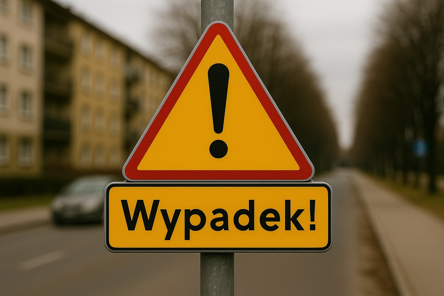 Zderzenie samochodu z motocyklem na skrzyżowaniu ul. Strzeszyńskiej, Lutyckiej i Juraszów – korki!